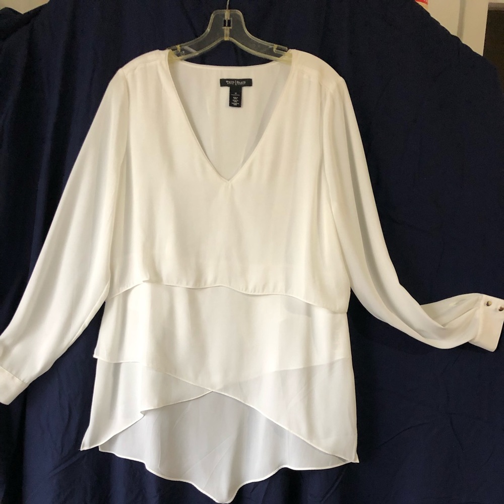 Long Sleeve Blouse in creme